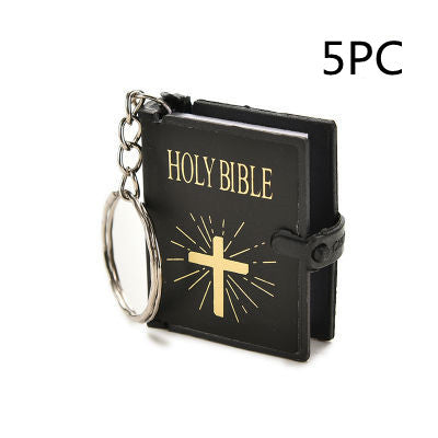 Mini Biblia Inglesa Llavero de Papel Real - Joyería Cristiana Portátil - Image 19
