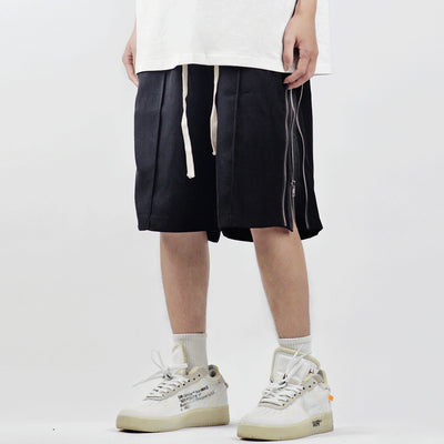 Shorts Rectos con Cierre Lateral - Diseño Urbano Minimalista - Image 3