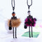 Collar Étnico Artesanal con Cabello de Visón Natural - Diseño Europeo y Americano