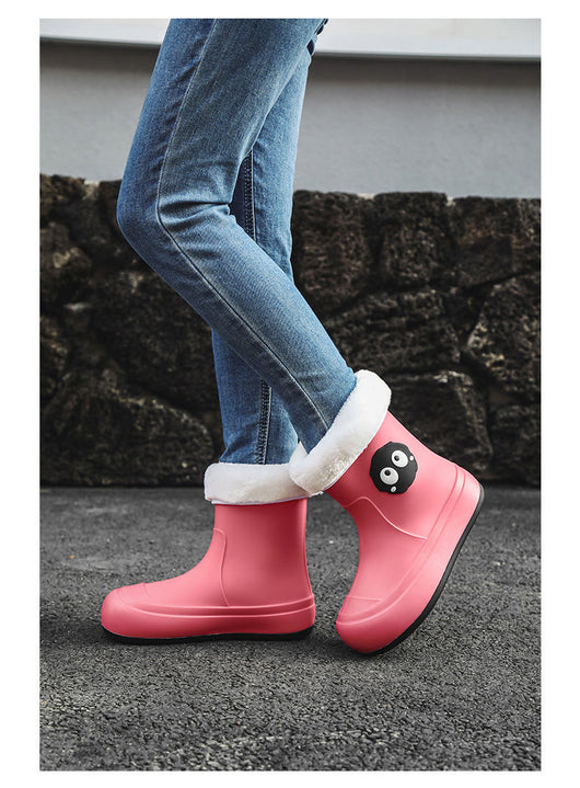 Botas de Lluvia Coreanas con Diseño Kawaii y Suela Antideslizante para Mujer - Image 17