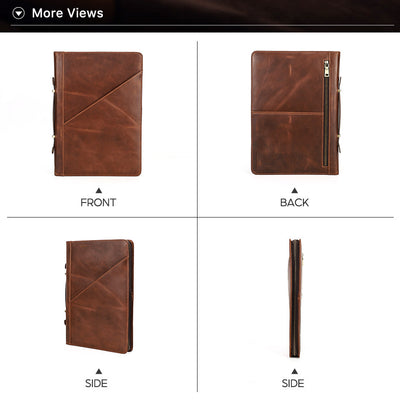 Maletín Ejecutivo de Cuero Genuino para Laptop 14.2 Pulgadas - Image 17