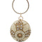 Bolso de Mano Redondo con Perlas y Diamantes