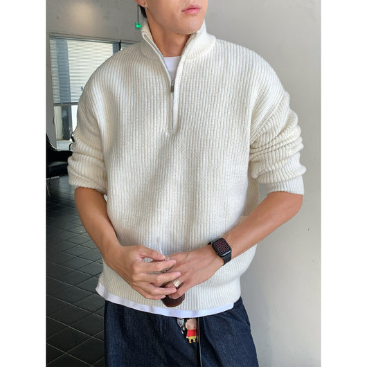 Suéter Cuello Alto con Cierre de Hombre para Otoño Invierno - Image 2