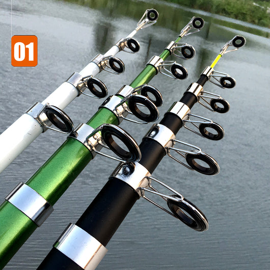 Caña de Pesca Telescópica para Carpa 2.1M-3.6M Fibra de Carbono FRP - Image 7