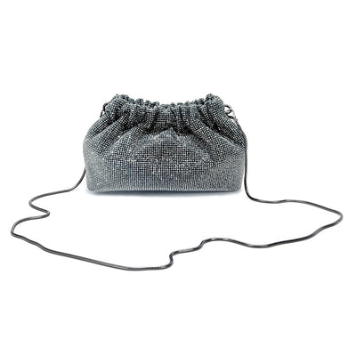 Bolso de Noche con Diamantes Completos y Cordón Ajustable - Image 18