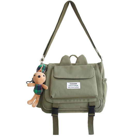 Bolsa Crossbody Escolar Mori Style - Bolso Bandolera Nylon Minimalista para Mujer - Image 6