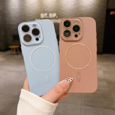 Funda Protectora de Cristal con Textura Suave para Teléfono - Image 18