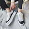 Zapatos Blancos Estilo Hong Kong con Plataforma Elevada para Hombre