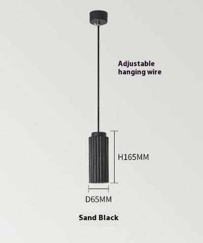 Lámpara Colgante Minimalista Tubo Ciruela - Diseño Moderno para Comedor y Sala - Image 7