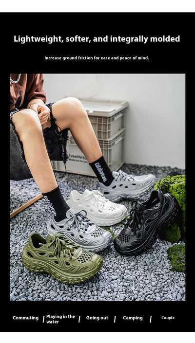 Sandalias Deportivas Antideslizantes para Hombre con Suela Gruesa y Talón Cubierto - Image 14