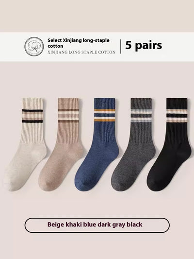 Calcetines Deportivos de Algodón Puro para Hombre - Talla Grande, Transpirables y Cómodos - Image 3