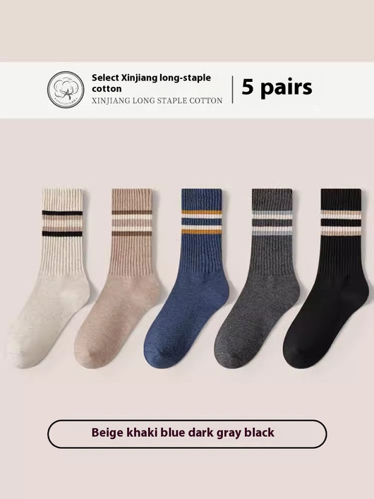 Calcetines Deportivos de Algodón Puro para Hombre - Talla Grande, Transpirables y Cómodos - Image 3