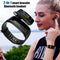 Pulseira Inteligente 2 em 1 com Fones de Ouvido Bluetooth e Monitor de Saúde