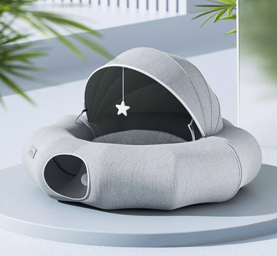 Túnel Donuts Plegable para Gatos - Refugio de Juego y Descanso - Image 15