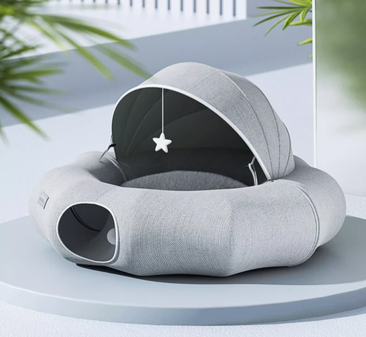 Túnel Donuts Plegable para Gatos - Refugio de Juego y Descanso - Image 15