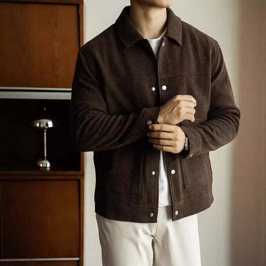 Chaqueta Texturizada Premium para Hombre - Otoño e Invierno - Image 3