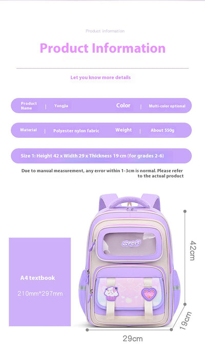 Mochila Escolar Ligera para Niñas - Image 20