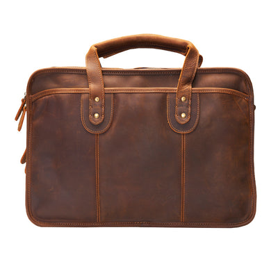 Maletín Ejecutivo de Cuero Crazy Horse Vintage - Gran Capacidad para Hombre - Image 5