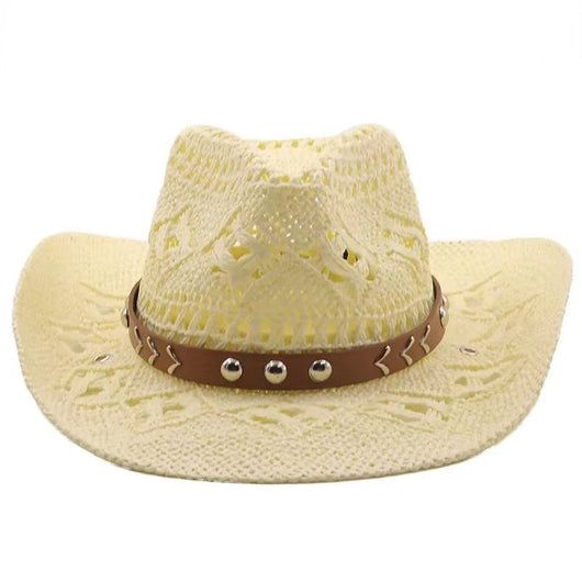 Sombrero Vaquero de Paja para Playa - Protección Solar para Mujeres - Image 23