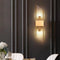 Lámpara de Cristal para Pared de TV - Iluminación Elegante para Sala de Estar