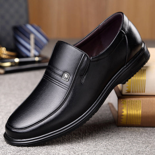 Zapatos Casuales de Cuero Genuino para Hombre - Suela Plana Antideslizante