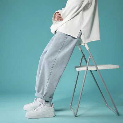 Pantalones Casuales de Mezclilla Clara para Hombre - Image 11