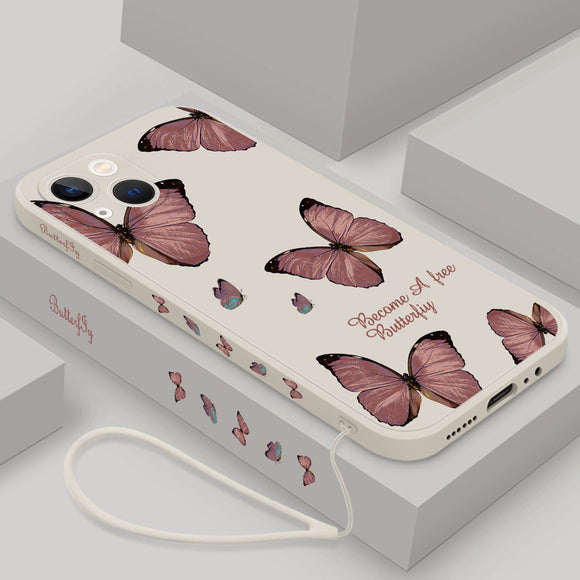 Funda Mariposa para iPhone 14 Pro Max, 11, 12, 13 Pro Max