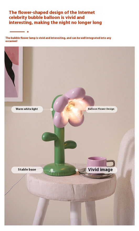 Lámpara de Mesa Floral Personalizada con Diseño Moderno - Image 10