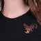 Broche Gallo Retro Personalizado