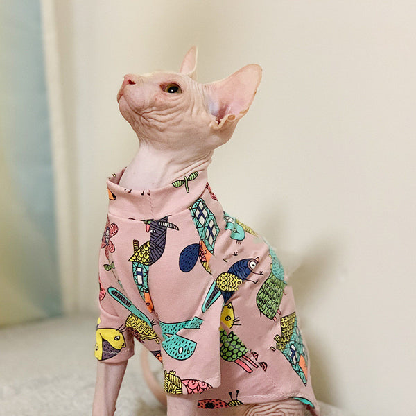 Ropa Casual Elegante para Gatos sin Pelo