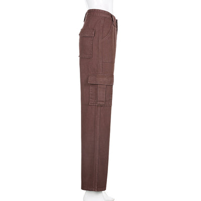 Pantalón Cargo Oversize Harajuku de Moda Urbana para Mujer - Image 13