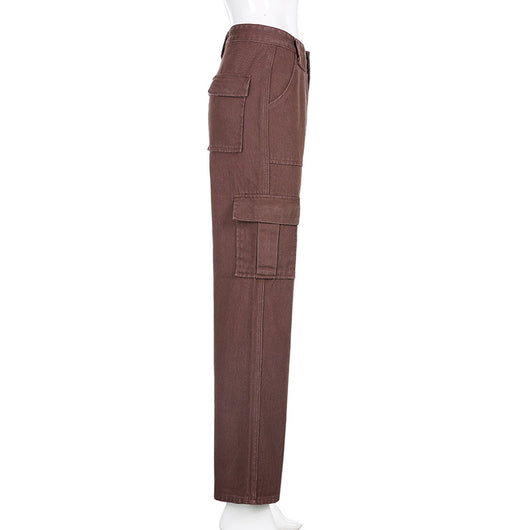 Pantalón Cargo Oversize Harajuku de Moda Urbana para Mujer - Image 13