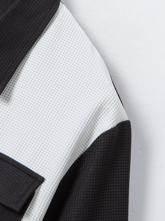 Camisa Casual de Manga Corta con Textura Waffle - Image 19
