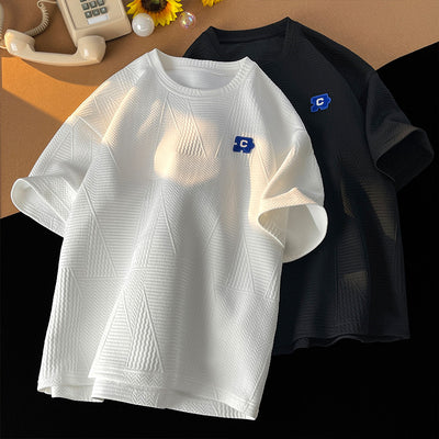 Camiseta Manga Corta Hombre Diseño Premium Talla Grande - Image 2