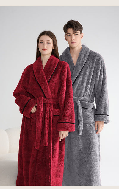 Bata Térmica para Parejas - Abrigo Grueso Otoño Invierno - Image 12