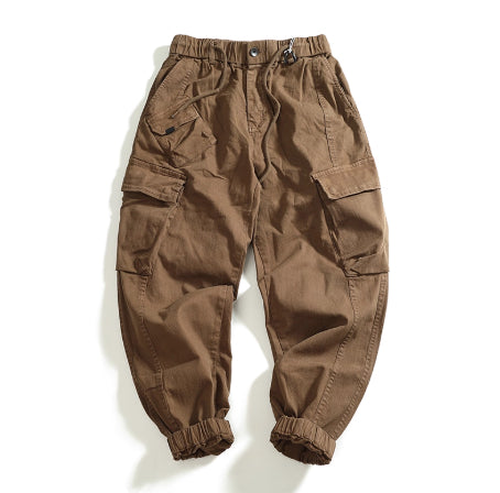 Pantalones Cargo Sueltos con Múltiples Bolsillos y Efecto Desgastado - Image 5