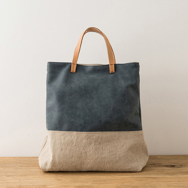 Bolso Bandolera Portátil de Tela Grande para Mujer