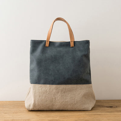 Bolso Bandolera Portátil de Tela Grande para Mujer