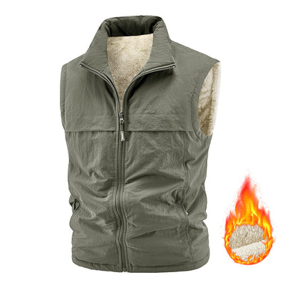 Chaleco Reversible Térmico para Hombre - Forro Polar Grueso y Cálido - Image 9