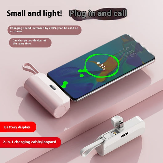 Banco de Energía Inalámbrico Compacto Capsule Mini