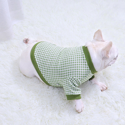Suéter Acolchado de Cuadros para Perros - Abrigo Cálido Invierno y Otoño - Image 2