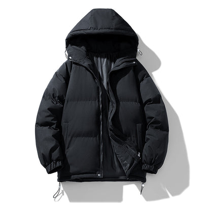 Abrigo Hoodie Acolchado para Hombre - Chaqueta de Invierno Cálida y Casual - Image 4