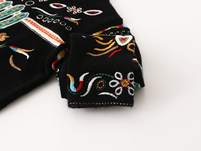 Suéter Mujer Étnico Retro con Textura Tridimensional - Image 23