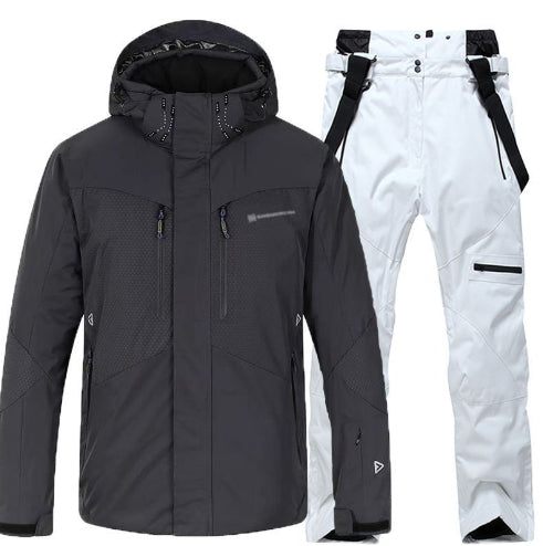 Traje de Esquí Impermeable Acolchado para Hombre - Image 11