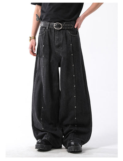 Pantalones Vaqueros Rectos Vintage Estilo Americano con Acabado Desgastado - Image 11