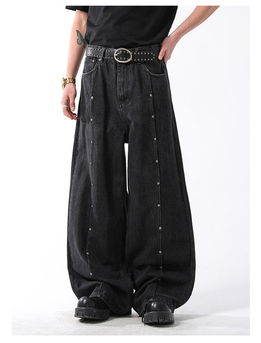 Pantalones Vaqueros Rectos Vintage Estilo Americano con Acabado Desgastado - Image 11