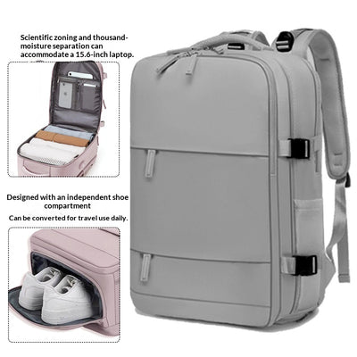 Mochila Laptop Impermeable para Viajes con Compartimento Seco-Húmedo - Image 5
