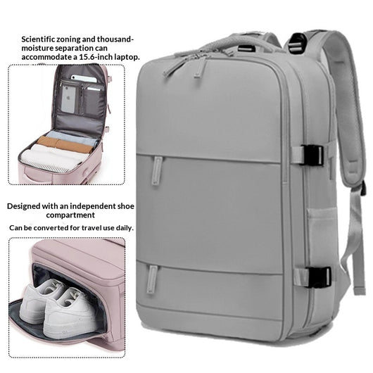 Mochila Laptop Impermeable para Viajes con Compartimento Seco-Húmedo - Image 5