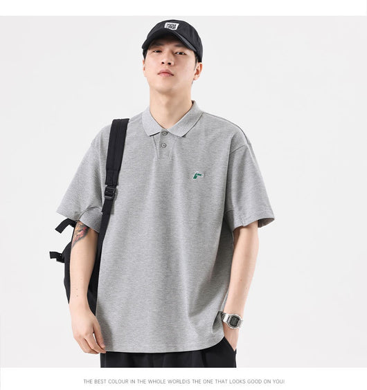 Polo Ejecutivo de Verano con Bordado Elegante para Hombre - Image 9