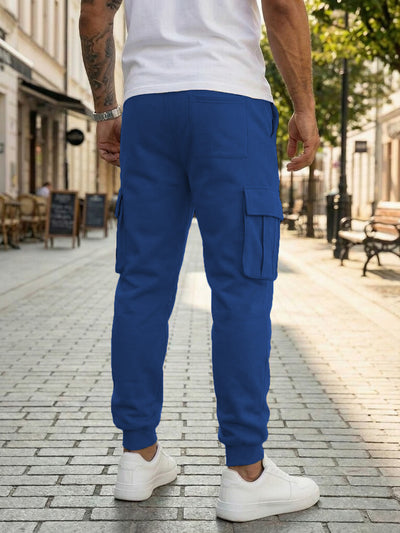 Pantalones de Trabajo Casual para Hombre con Múltiples Bolsillos y Cordón Ajustable - Image 15